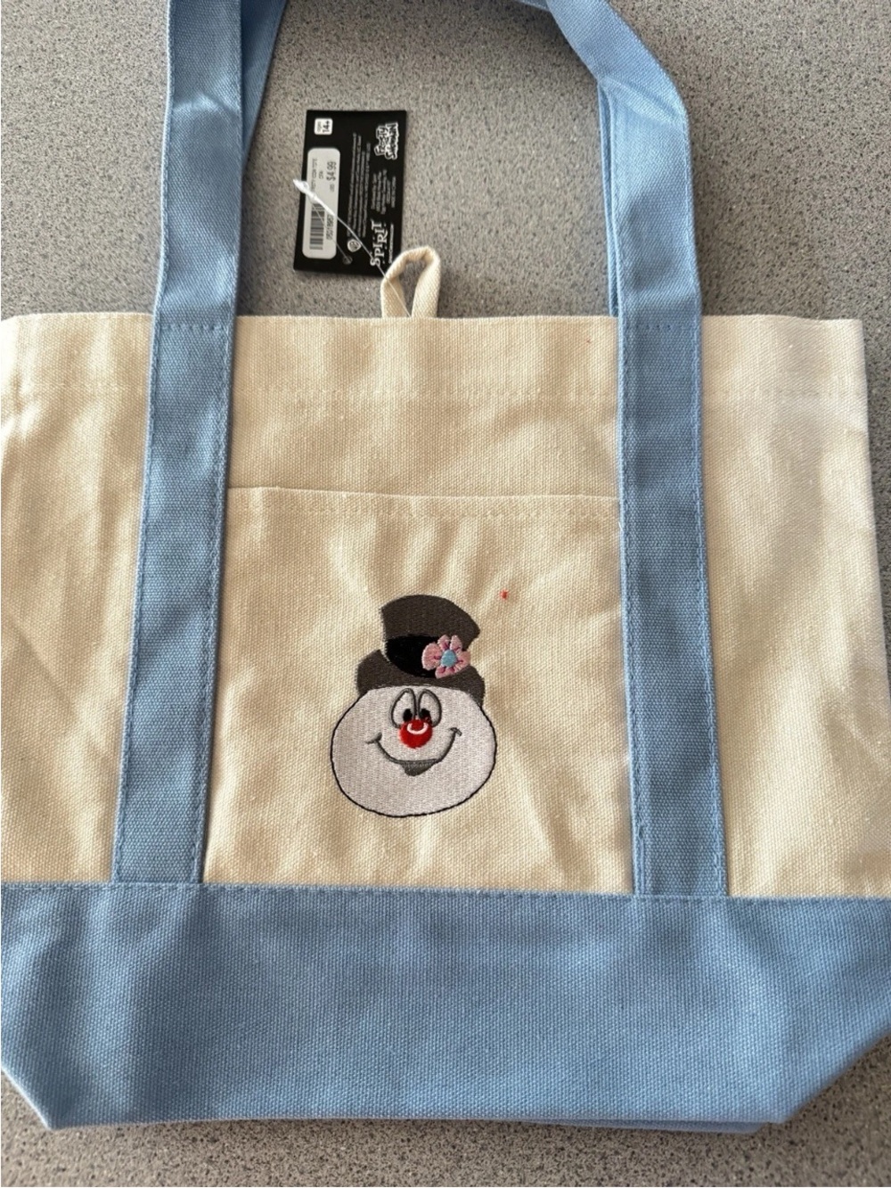 New Spirit Christmas Limited Edition Mini Canvas Tote Bag 2025 Frosty Snowman